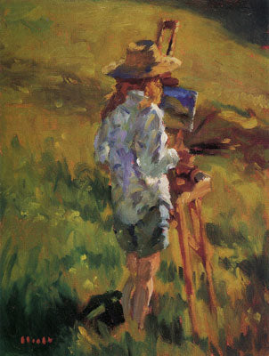 Gregory Hull, The Painter Whitney, 1996, Oil, 12 x 9, Private Collection