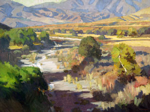 Ray Roberts, San Juan Creek, CA, Oil on Canvas, 30" x 40"