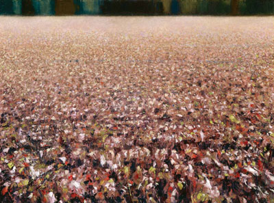 Gary Ernest Smith, Field Texture, oil on linen, 30" x 40"