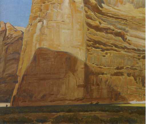 Maynard Dixon (1875-1946), Red Butte, oil on canvas, 30"x40", signed lower right and dated 1935