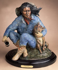 Star Liana York, Cowgirls, Bronze, 17" x 14" x 12"