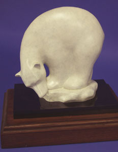 Shirley Thomson-Smith, Adrift, Bronze Edition of 35, 10" x 10" 