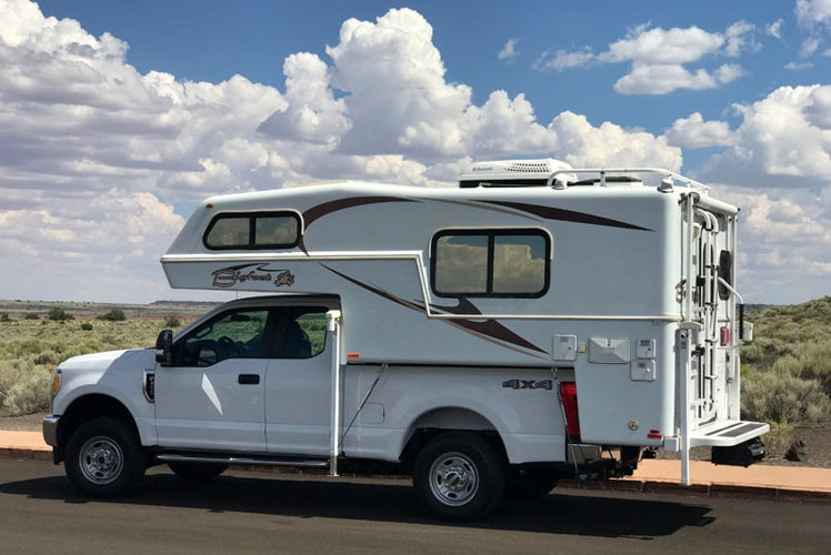 Bigfoot-Camper-new-Ford-truck-Wupatki-Arizona