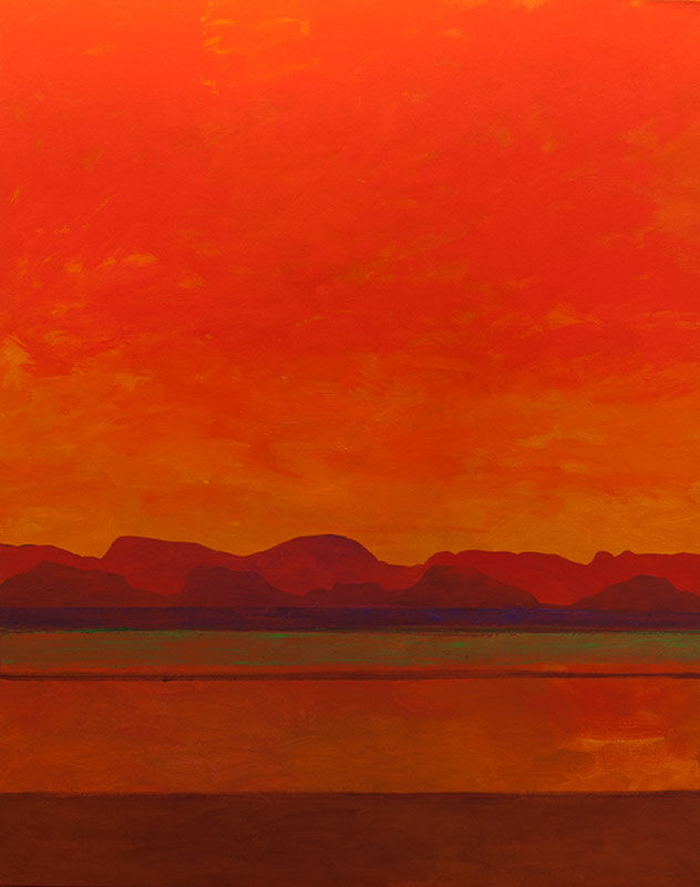 Mark Bowles, Indian Summer, acrylic on canvas, 50
