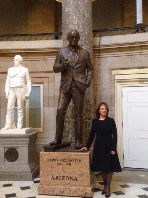 Deborah Copenhaver-Fellows, Barry Goldwater, bronze, monument