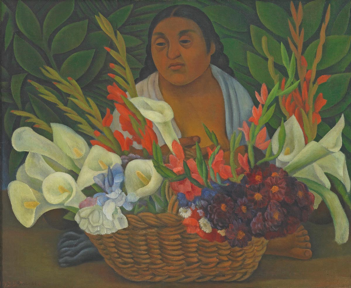 Diego Rivera, The Flower Seller, 1926