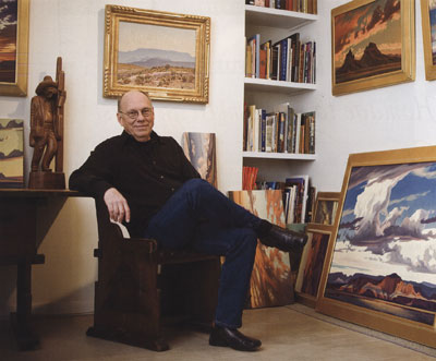 Ed Mell in Studio, Photo by Jeff Newton