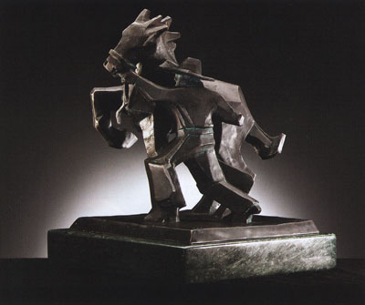 Ed Mell, Sidestepper, Bronze Edition of 30, 11.5