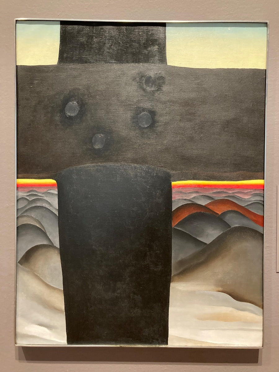 Georgia O'Keeffe, Black Cross, New Mexico (1929). Photo by Chadd Scott