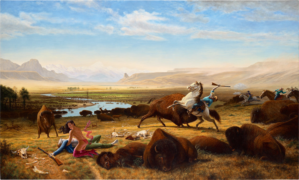 HR, Kent Monkman, Death of Adonis, 2009. Courtesy of Phillips.