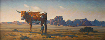 Howard Post, Spotted Stray, Oil on Canvas, 24