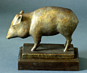 Shirley Thomson-Smith, Life's a Boar, Bronze Edition of 30, 11" 