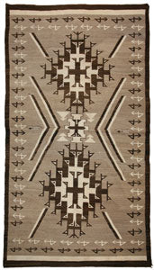 Navajo Crystal textile, c. 1910, 95" x 54" 