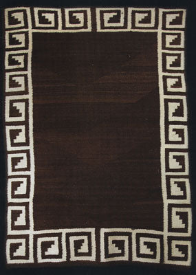 Navajo Double Saddle Blanket, c. 1900, 50" x 34"