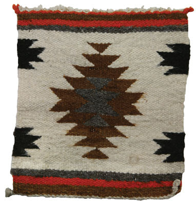 Navajo Sampler, c. 1900, 12" x 10.5" 