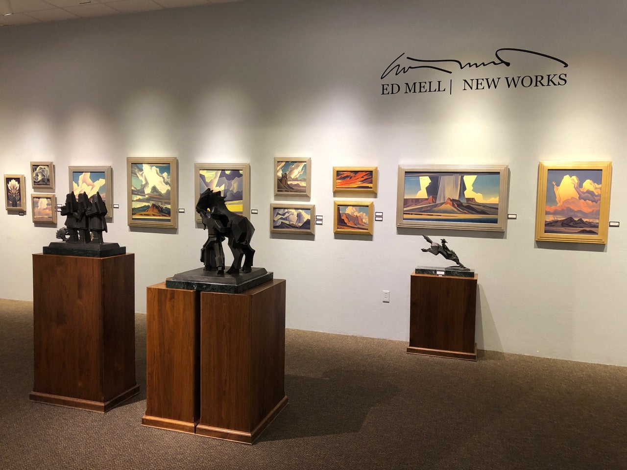New works show at Mark Sublette Medicine Man Gallery c. 2018. | Photos Courtesy Mark Sublette