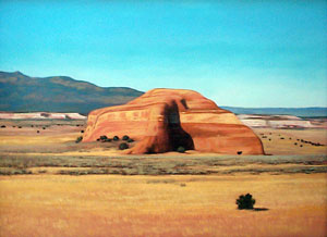 Jeff Aeling, Red Rock, UT, Oil on Panel, 18