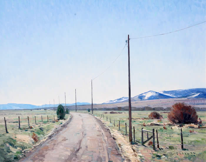 Josh Elliott, Montana Spring , Oil on Panel, 24