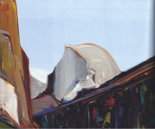 Gregory Kondos, Half Dome, Yosemite, 2003, oil on canvas, 30"x24"