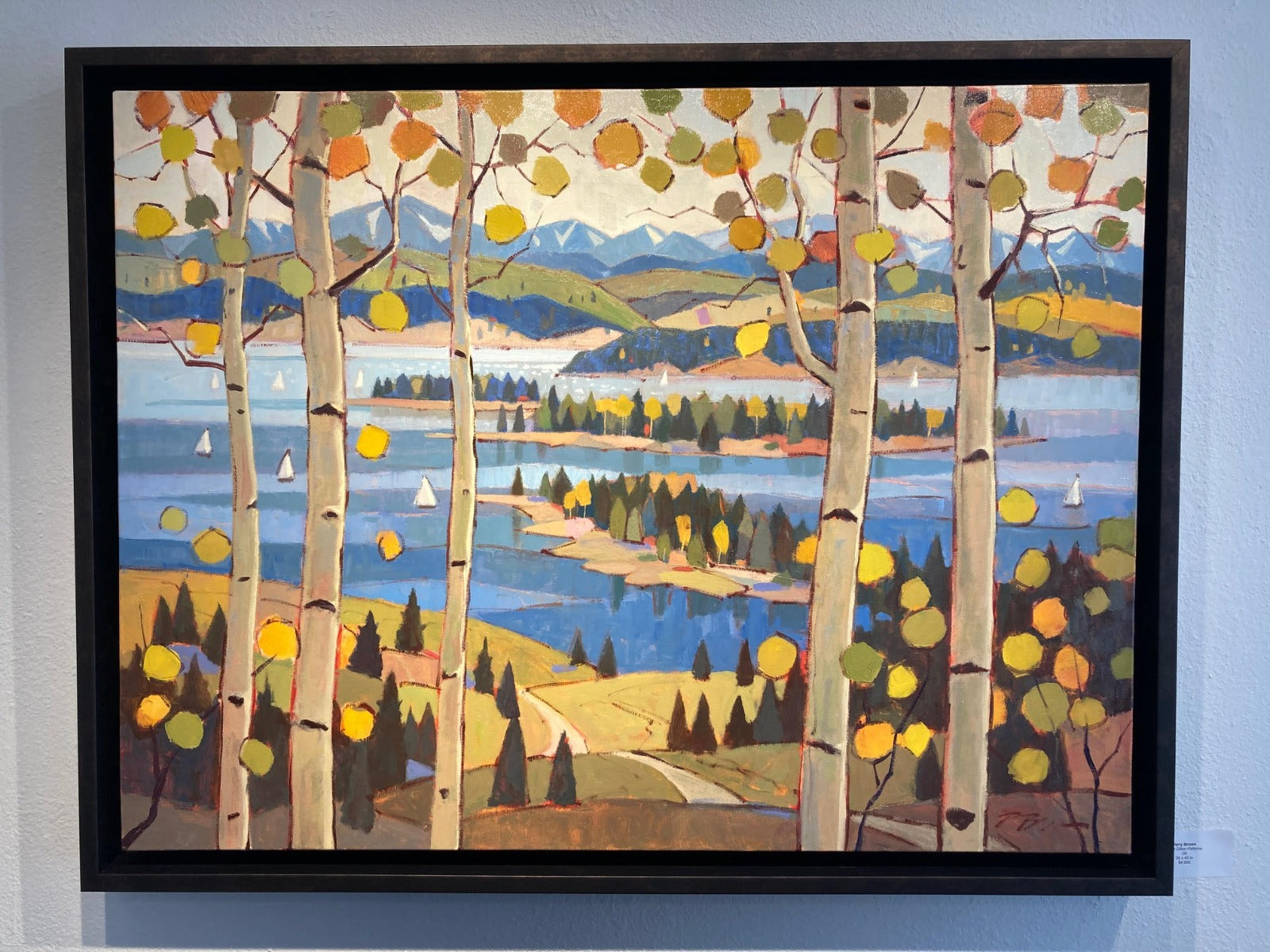 Perry Brown landscape painting at Breckenridge Gallery