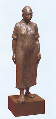 Shirley Thomson-Smith, The Long Walk Home, Bronze, 46"H
