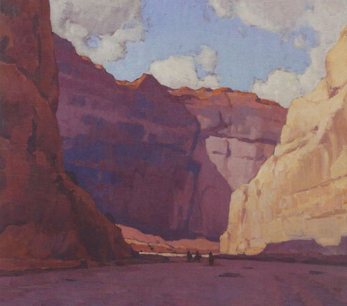Glenn Dean, Canyon de Chelly, 2014, oil, 36