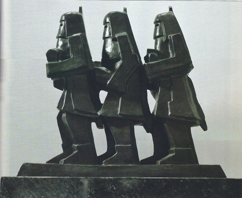 Ed Mell, Procession, bronze, 13