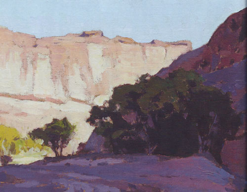 Glenn Dean, Canyon Shadow, 2014, oil, 9