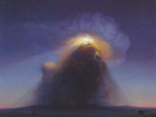 P.A. Nisbet, The Light Bearer, 1998, oil on canvas, 36"x48"