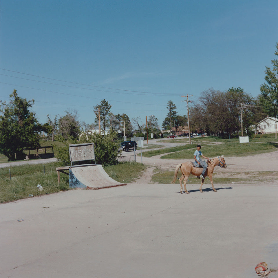 The Red Road Project, 'Pine Ridge Skatepark,' 2014. Photograph on fine art giclée paper. 24 by 24 inches.