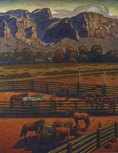 Howard Post, San Tan Valley, oil on canvas, 60