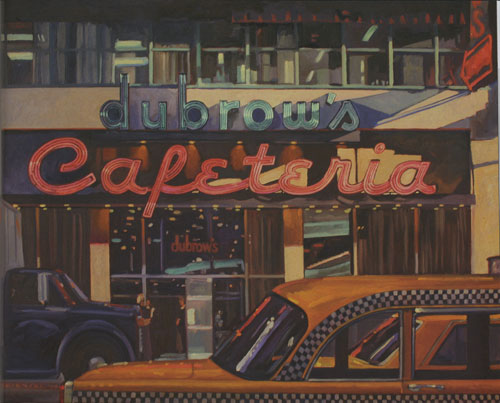 Dennis Ziemienski, Dubrow's Cafeteria, 36"x48"