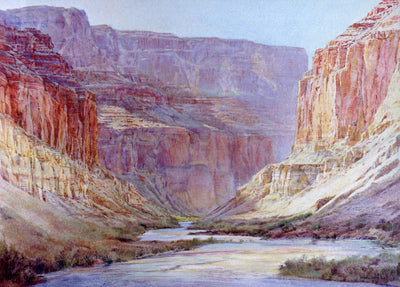 Merrill Mahaffey, Canyon Morning, Acrylic on Canvas, 60 x 84