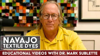 How to identify dyes used in Navajo blankets and rugs and their values.