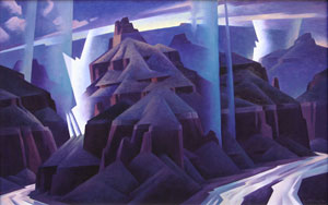 Ed Mell, Primal Storm Study, Oil on Canvas, 22