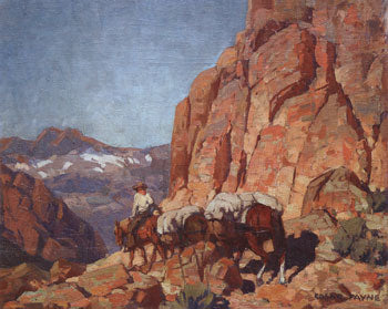 Edgar Alwin Payne (1883-1947), Over the Hump, undated, oil on board, 28" x 34"