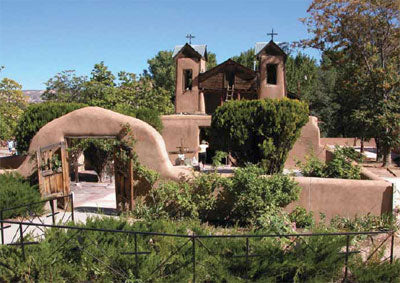A view of Santuario de Chimayo, Chimayo, New Mexico