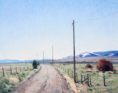 Josh Elliott, Montana Spring, Oil on Panel, 24