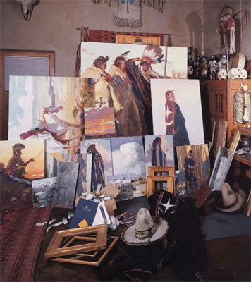 John Moyers' studio