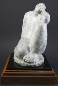 Shirley Thomson-Smith, Repose, Bronze Edition of 35, 10" x 8" x 6.5" 