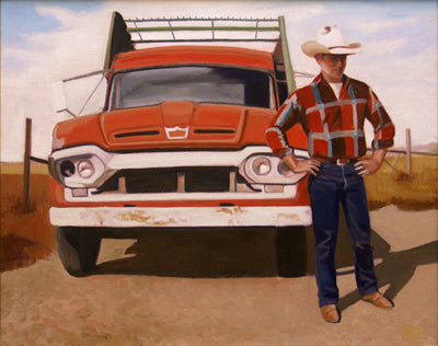 Gary Ernest Smith, Through the Gate, Oil on Canvas, 24" x 30"
