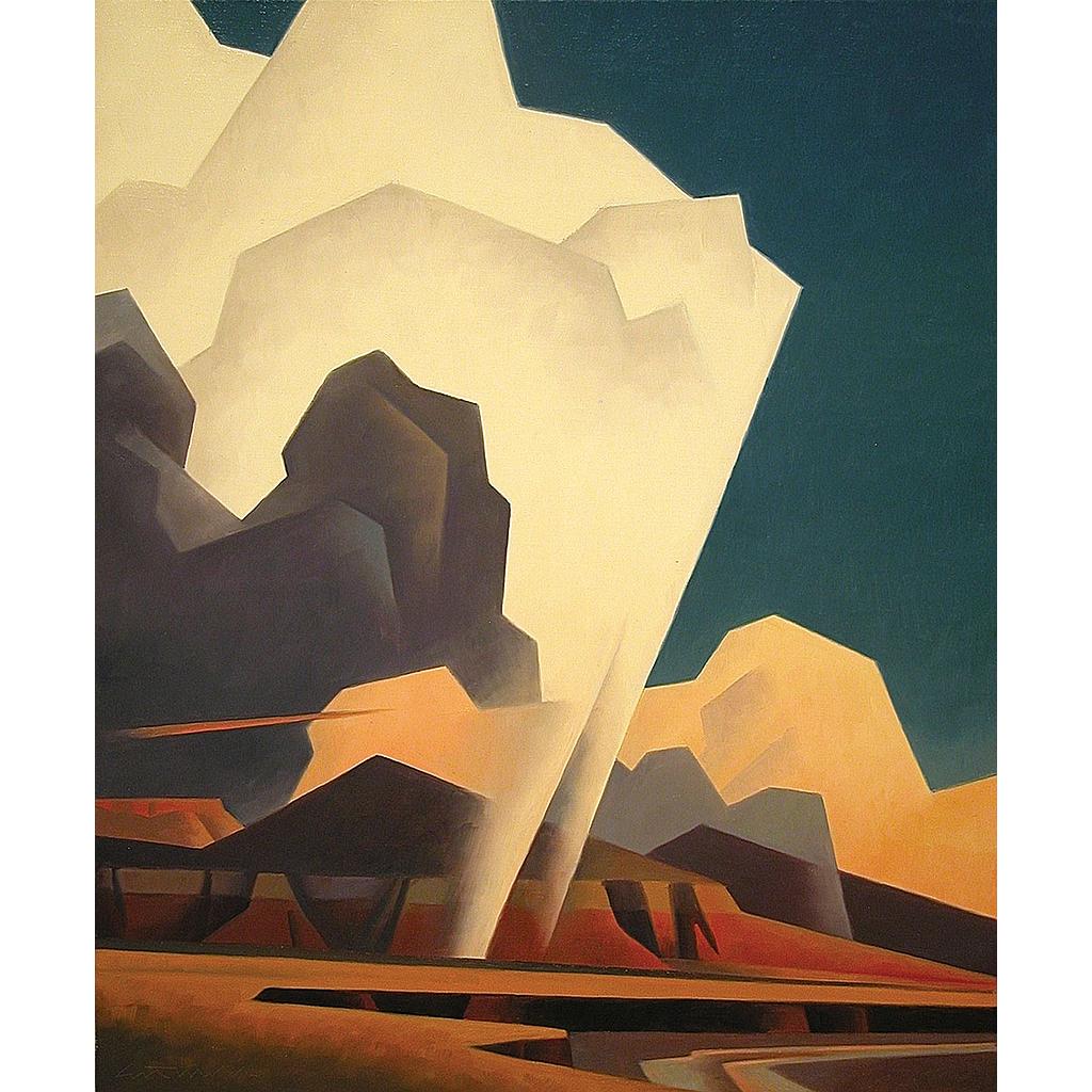 Ed Mell, Weather Above, oil on linen, 24