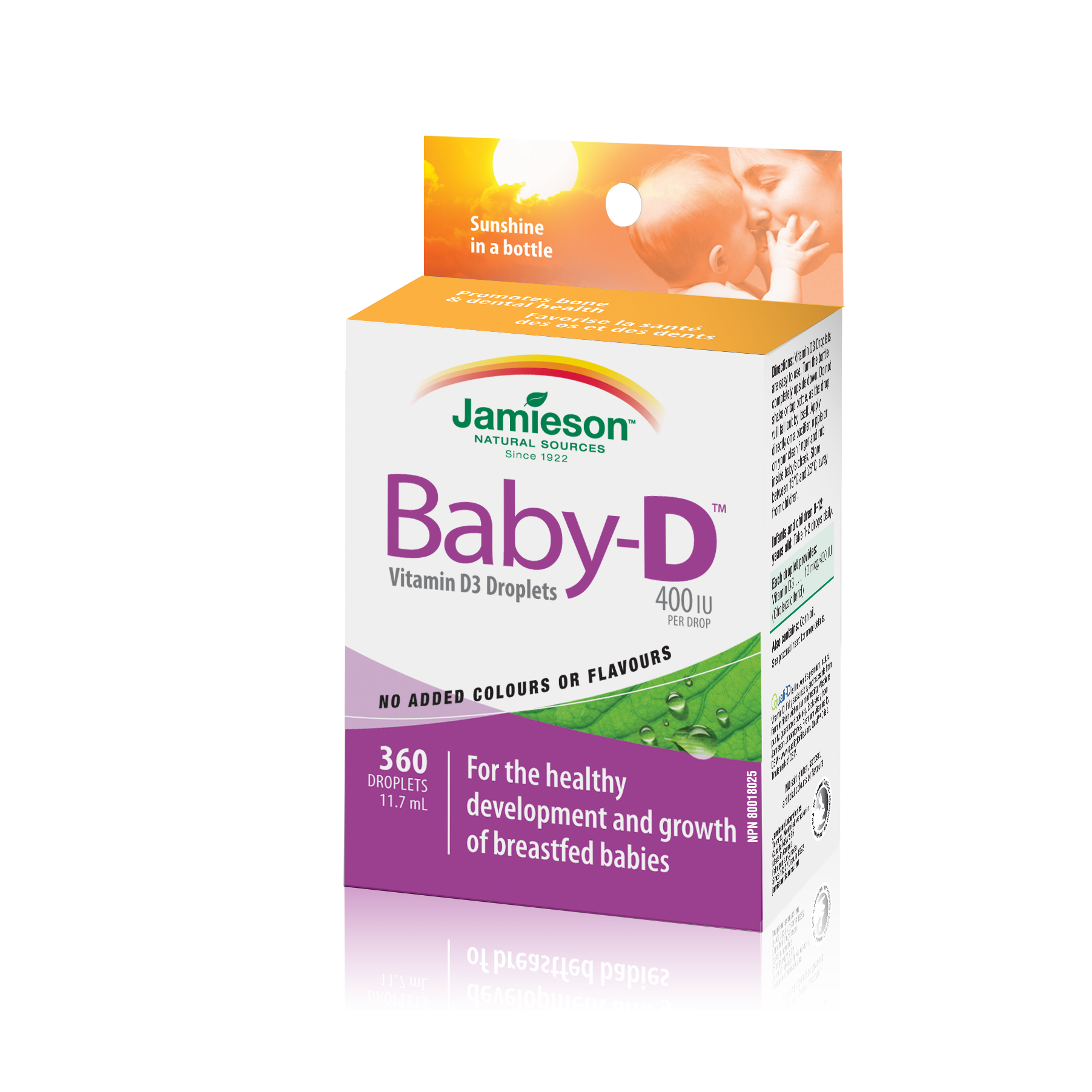 Baby D Vitamin D3 400 Iu Droplets 360 Drops