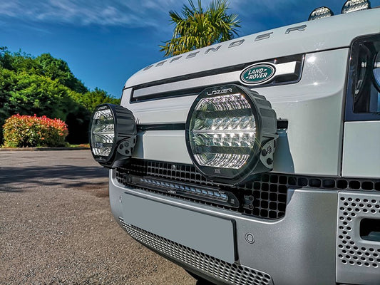 Land Rover Defender - 2020 Model Lazer Lamps Triple R24 LED Roof Light Bar  Kit