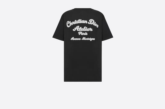 Shop Christian Dior CHRISTIAN DIOR COUTURE RELAXED-FIT T-SHIRT  (343J636A0849_C980, 343J636A0849_C088) by _Mercury_