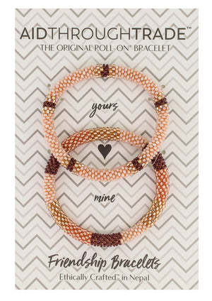 ROLL-ON® FRIENDSHIP BRACELETS ROSEWOOD - Ceci & Sofi