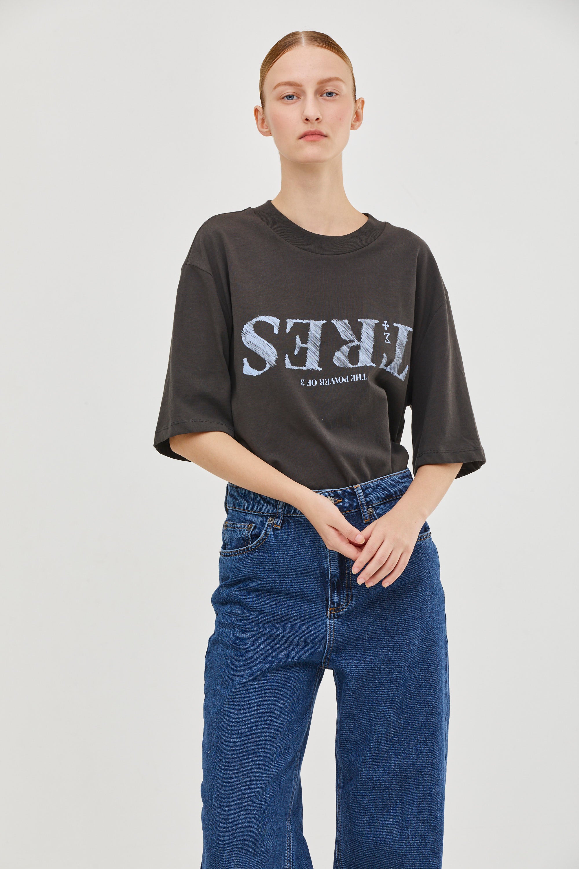 Sert Oversized T Warm Grey