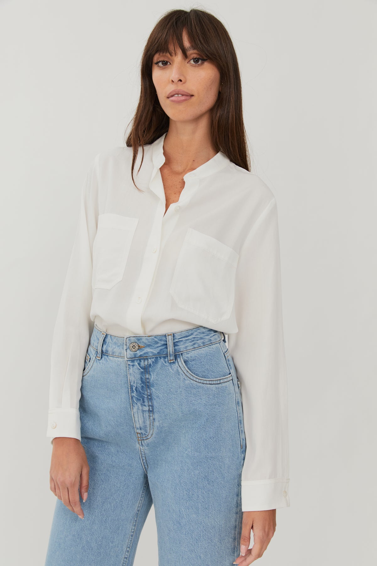 White Parton Blouse