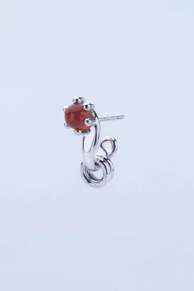 Carnelian Venom Earring