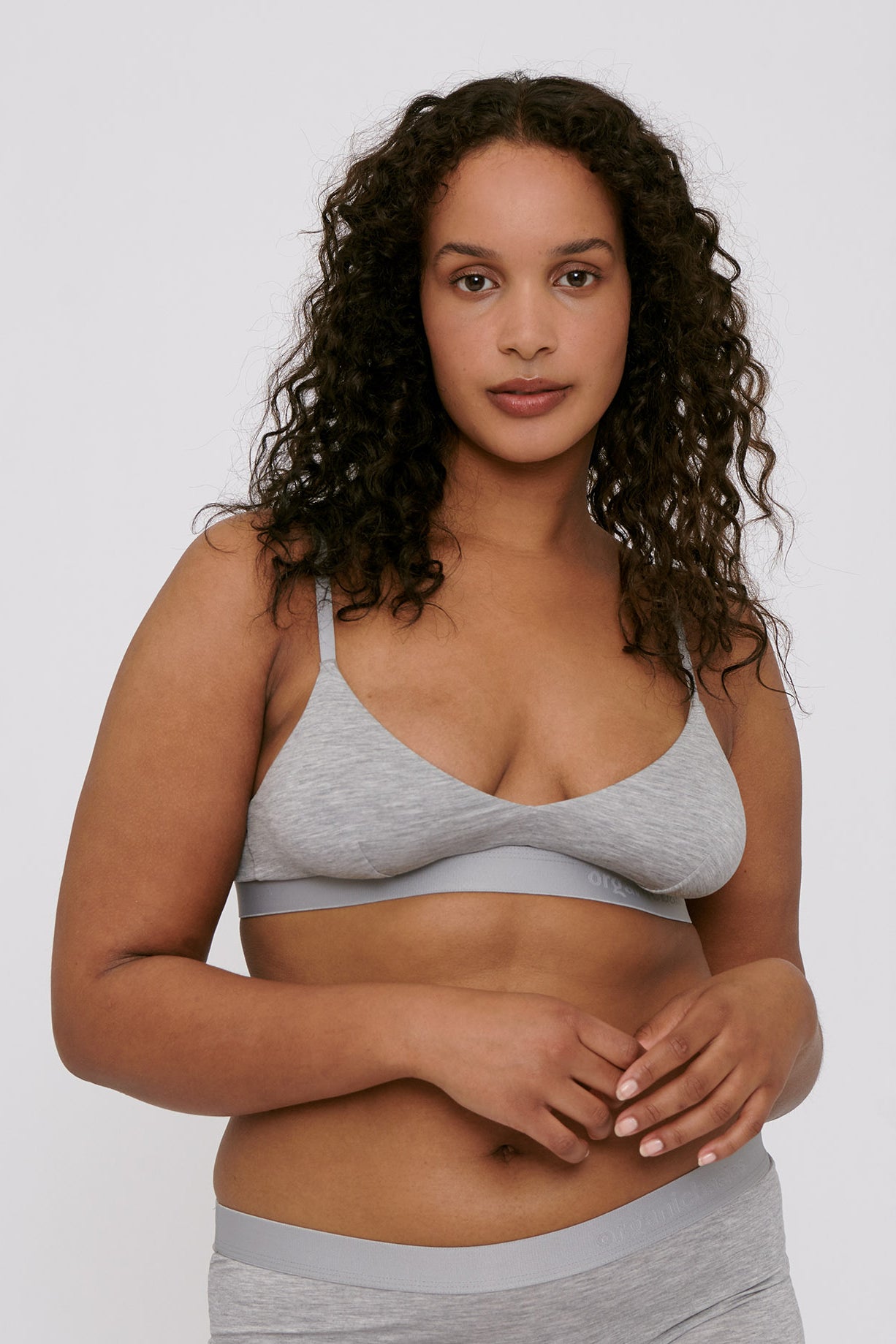 Tencel Bralette - Grey Melange